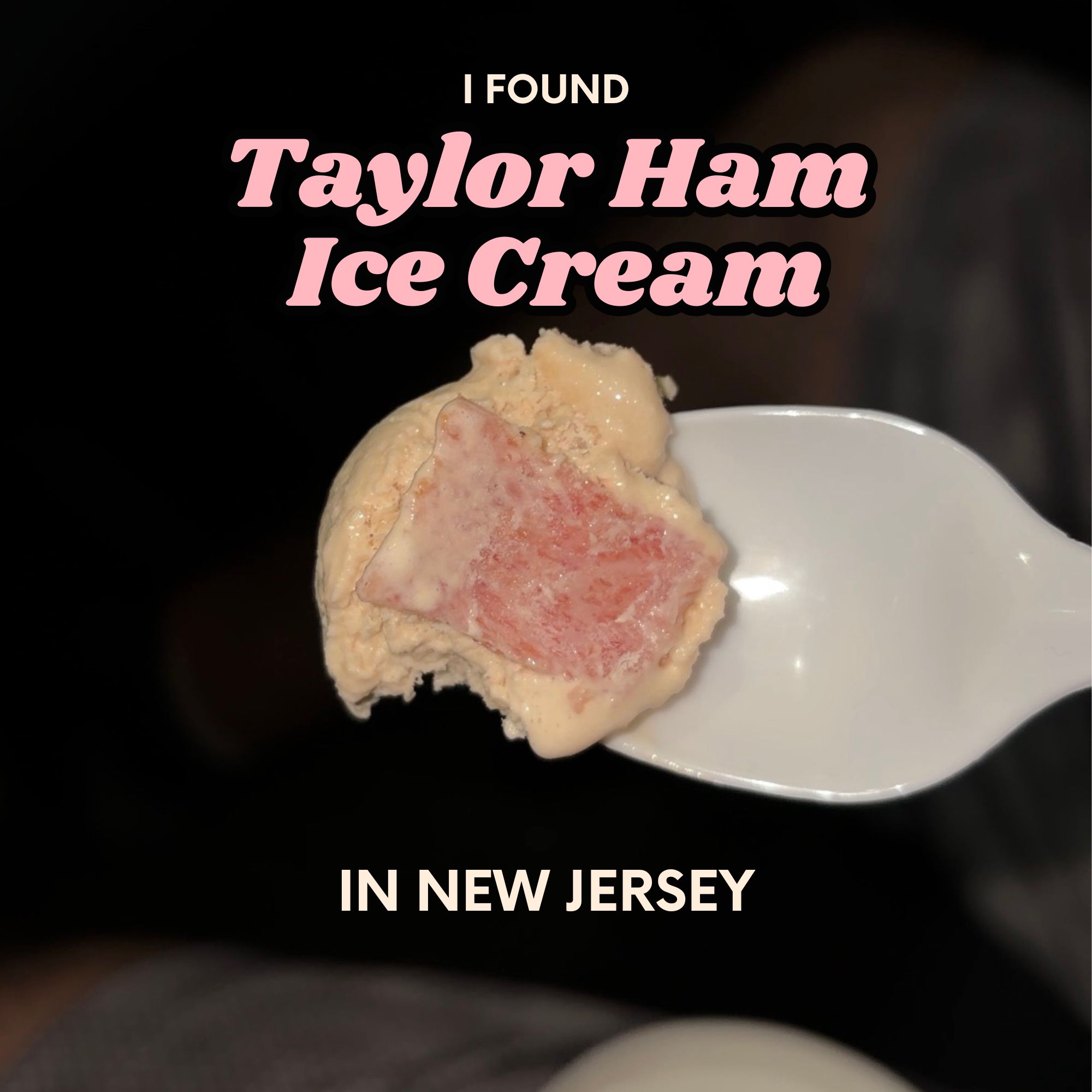I Found Taylor Ham Ice Cream in New Jersey