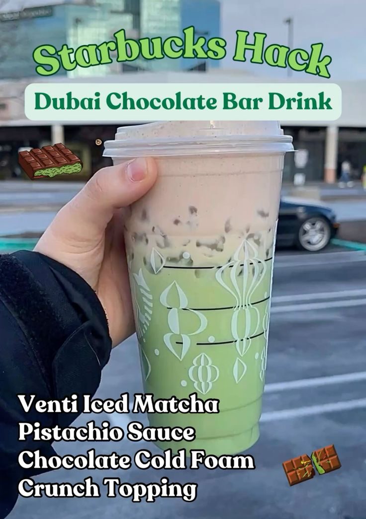 Starbucks Secret Menu Hack: Dubai Chocolate Bar-Inspired Drink